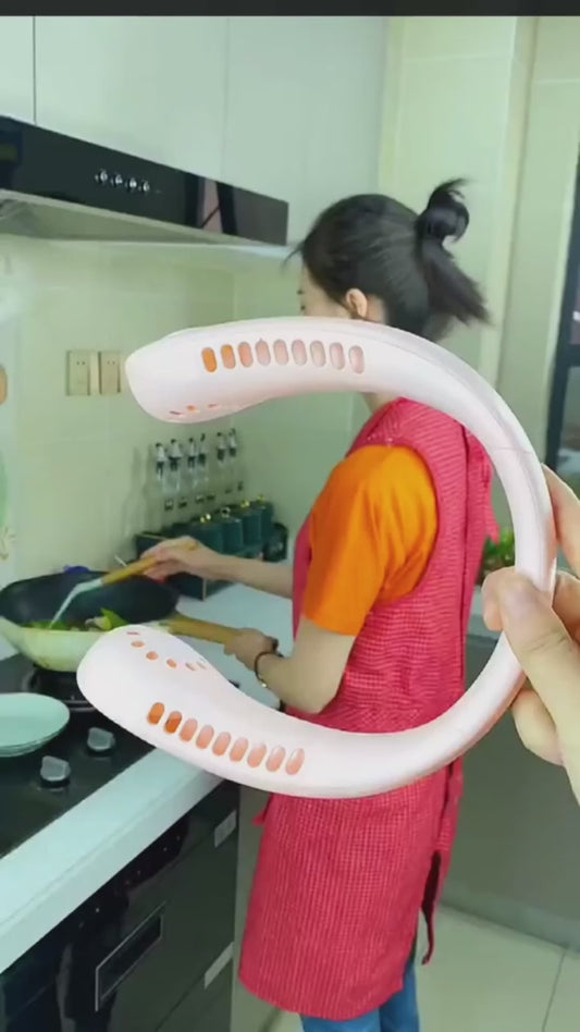 CollarFly - Portable Bladeless Hanging Rechargeable Neck Fan